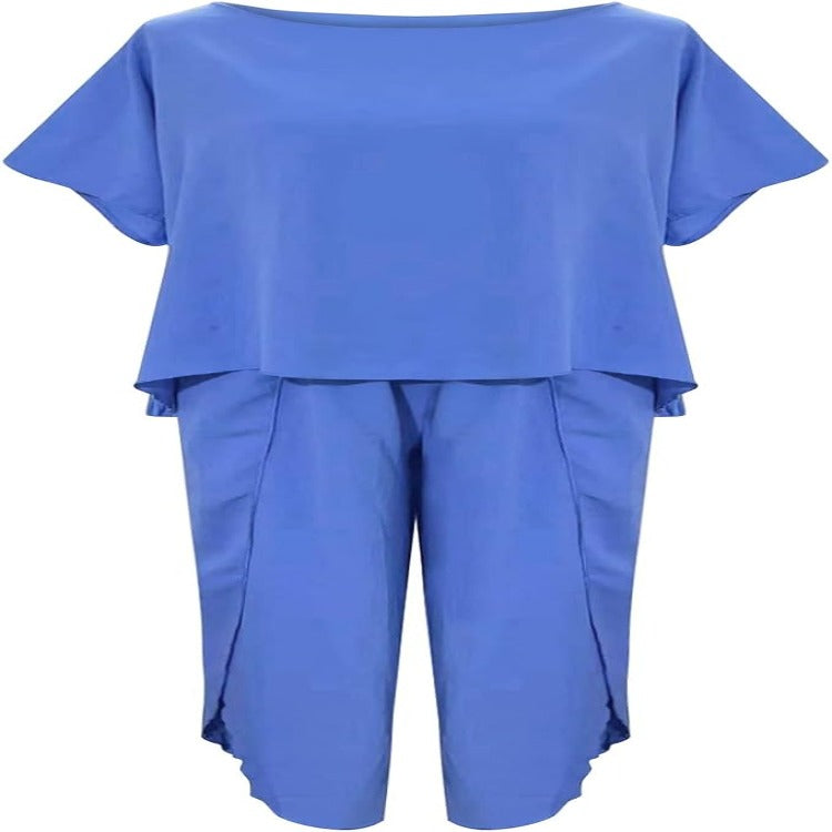 Victoria | Damen Lässiges Weites Zweiteiliges Lounge Set - Elle Zürich