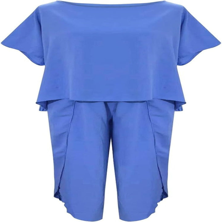Victoria | Damen Lässiges Weites Zweiteiliges Lounge Set - Elle Zürich
