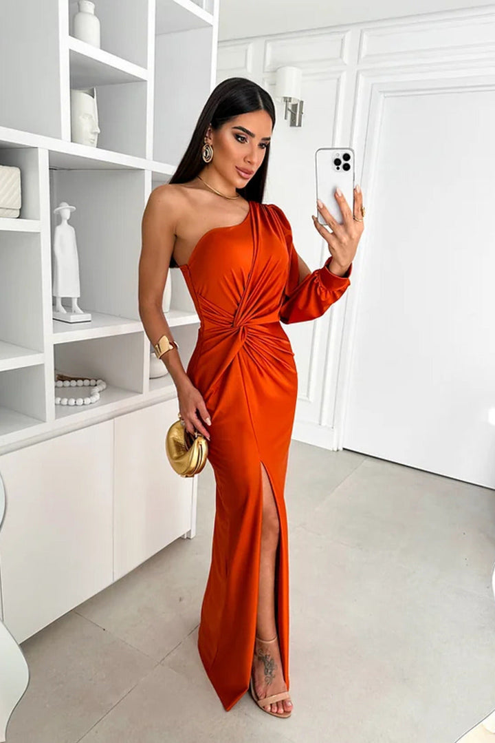 Theresa | Elegantes Abendkleid mit Ein-Schulter-Design - Elle Zürich