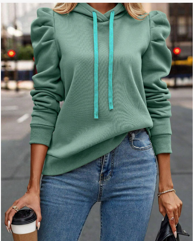 Laura | Langer Casual Kapuzenpullover Damen - Elle Zürich