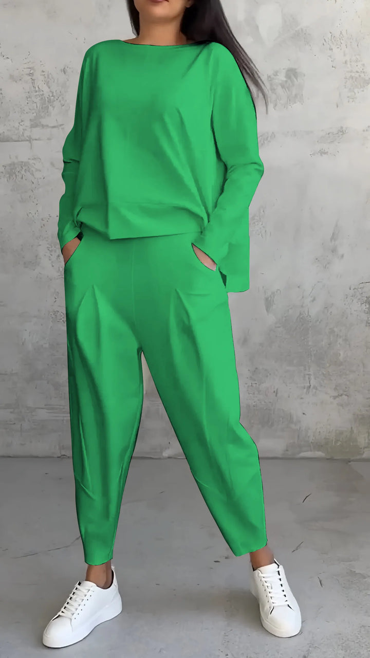 Doris | Damen Casual Zweiteiliges Loungewear Set - Elle Zürich