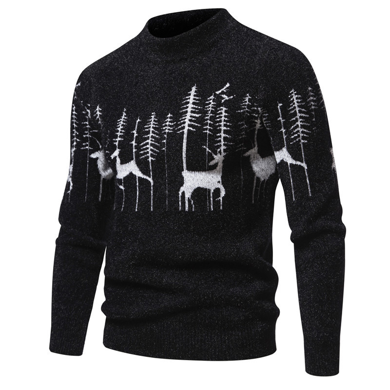 Johann | Herren Wintersweater mit Rentiermuster - Elle Zürich