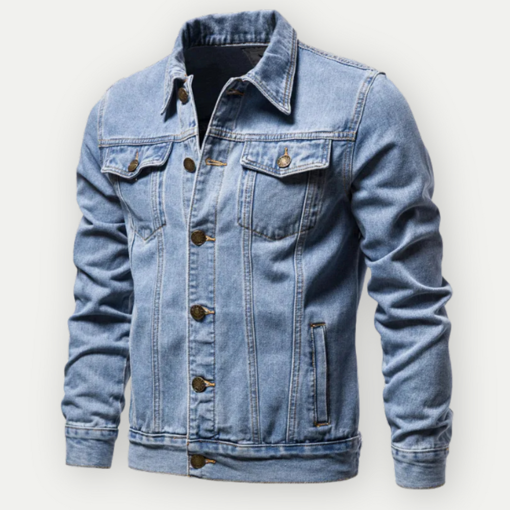 Nils | Herren Winter-Denimjacke mit warmem Futter - Elle Zürich