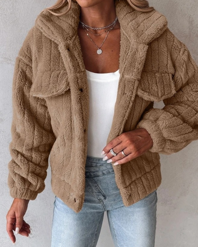 Dana - Trendy Teddy Jas Dames - Elle Zürich
