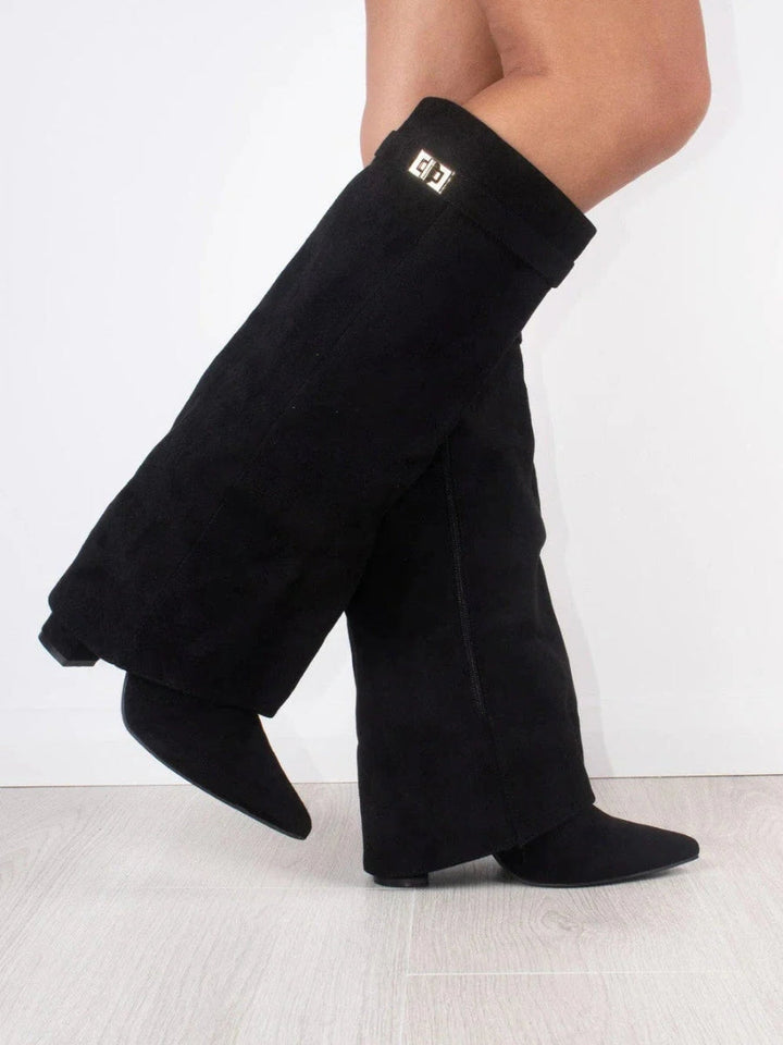 Susanne | Spitzzehen Knielange Stiefel Damen