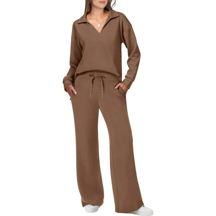 Doris | Damen Legeres Zweiteiliges Loungewear Set - Elle Zürich