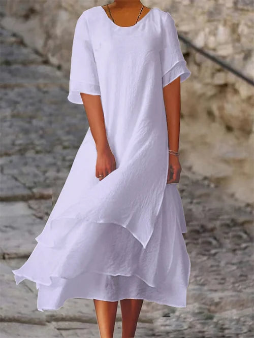 Jessica | Leichtes Kleid mit Kurzarm - Elle Zürich