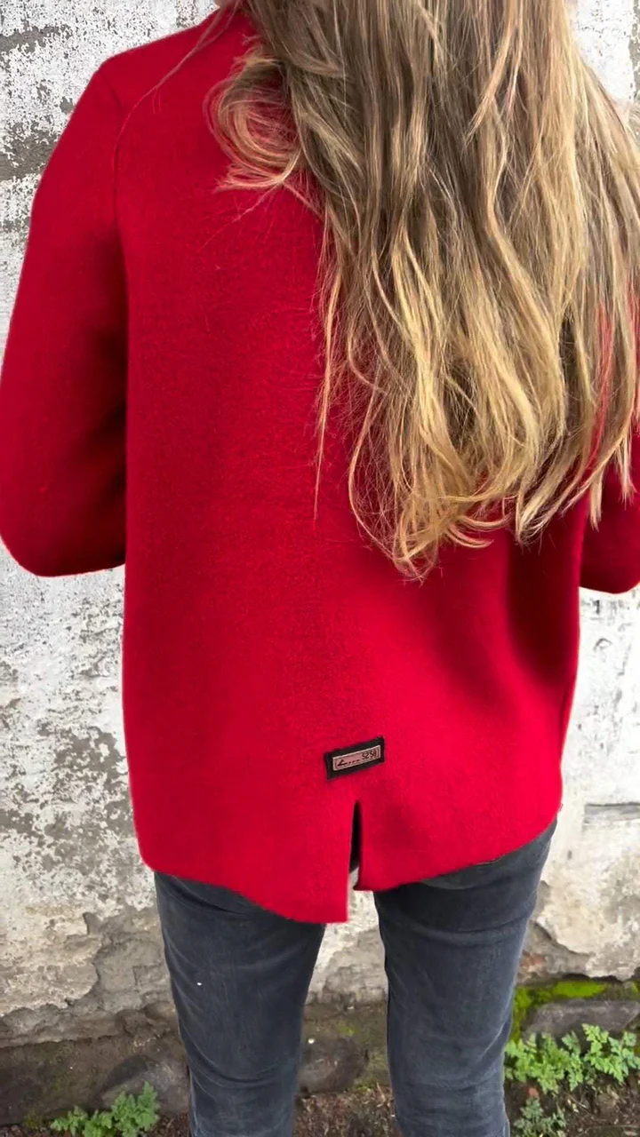 Daniela | Damen Kurzmantel mit aufgesetzten Taschen - Elle Zürich