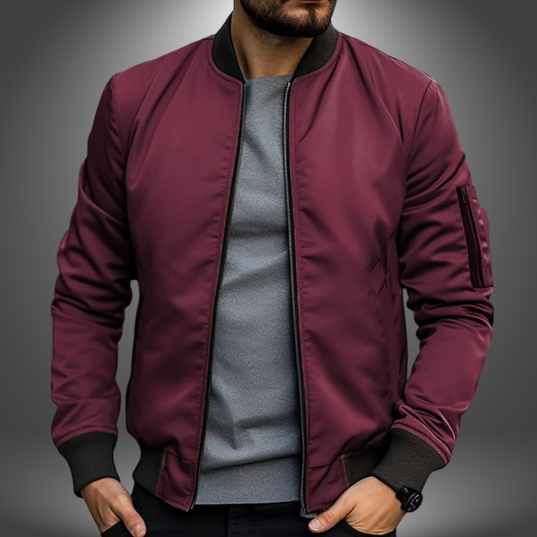 Stefan | Leichte Herrenjacke mit Windschutz - Elle Zürich