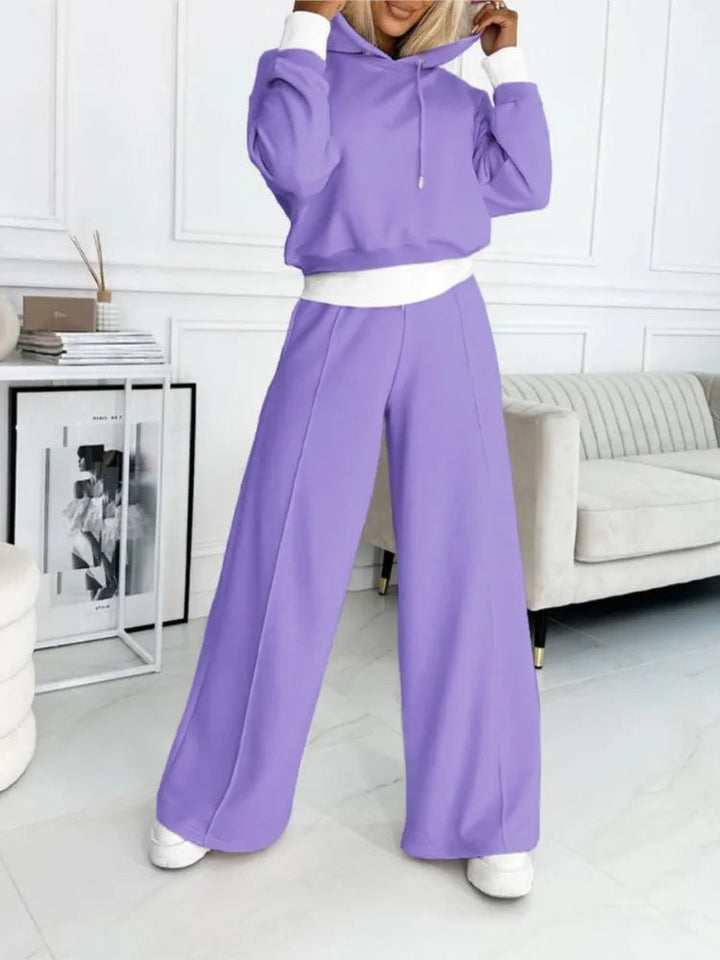 Frieda | Damen Lässiges Zweiteiliges Hoodie Set - Elle Zürich