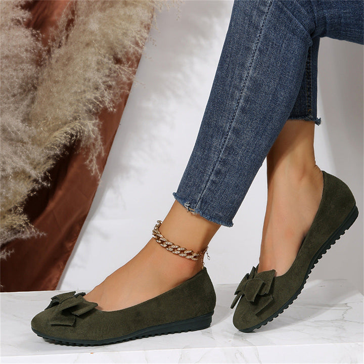 Helga | Bequeme Damen Slipper mit Schleifendetail - Elle Zürich