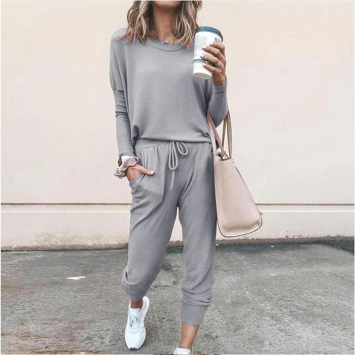 Natalie | Damen Zweiteiliges Lässiges Jogger Lounge Set - Elle Zürich