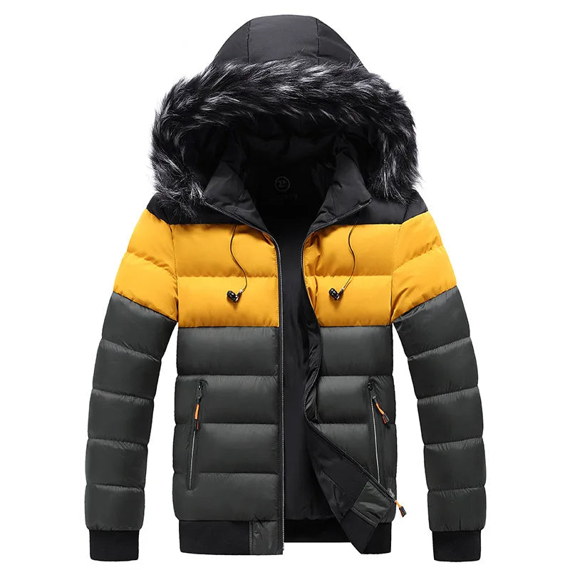 Lars | Warme Winterjacke mit Kapuze - Elle Zürich