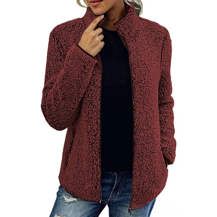 Carolina | Damen Winter Fleecejacke mit Reißverschluss - Elle Zürich