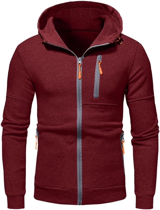Edgar | Herren Zip-Up Hoodie mit mehreren Taschen - Elle Zürich