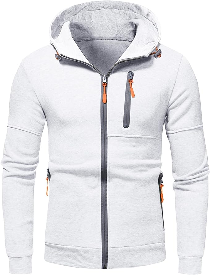 Edgar | Herren Zip-Up Hoodie mit mehreren Taschen - Elle Zürich