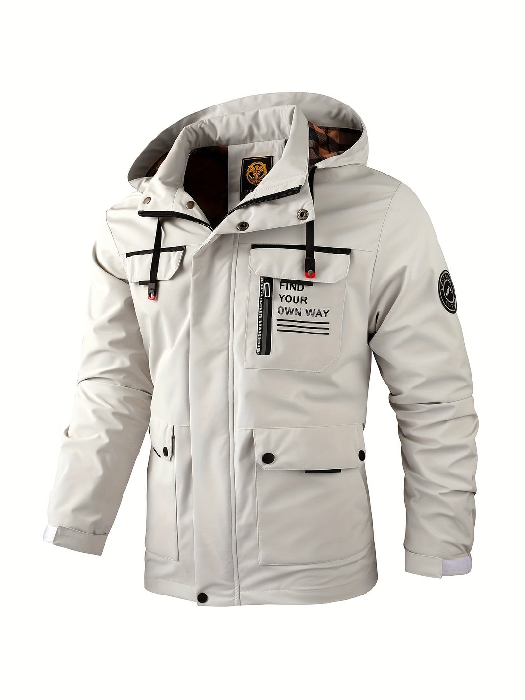 Alexander | Herren Winter Wasserdichte Kapuzen Outdoorjacke - Elle Zürich