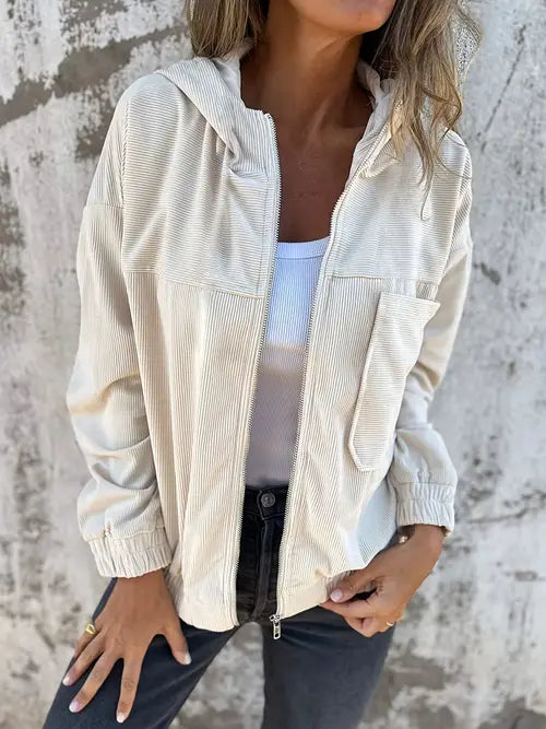Britta | Damen Winter Freizeitjacke mit Reißverschluss - Elle Zürich