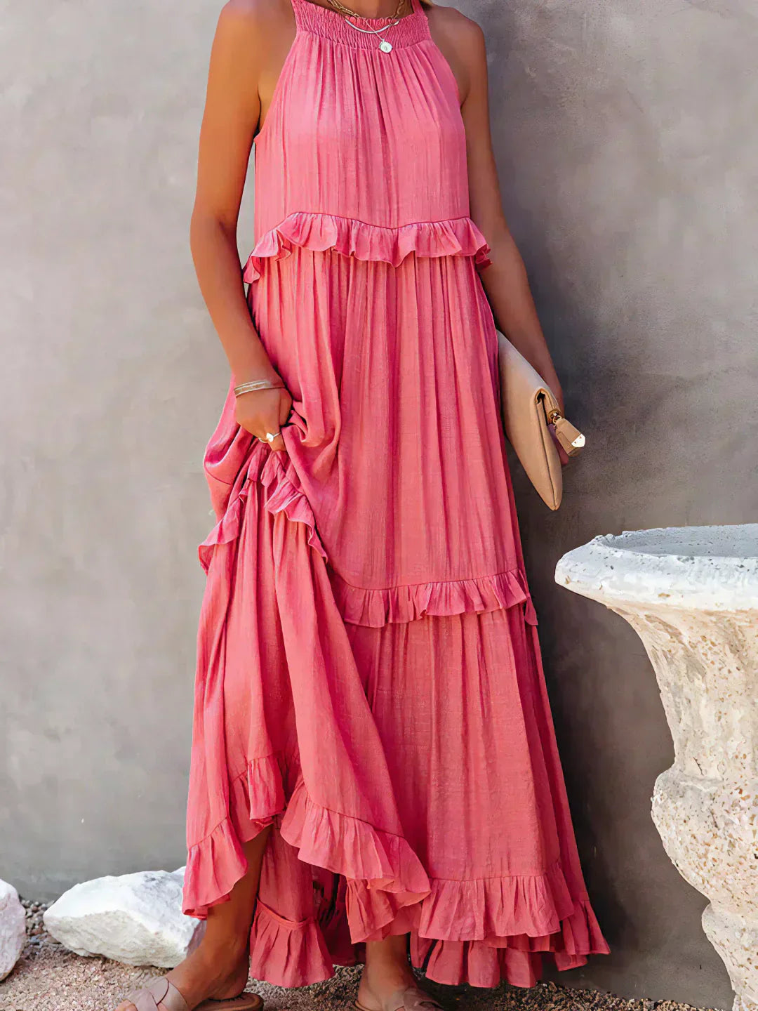 Viola | Elegantes Maxi-Sommerkleid - Elle Zürich