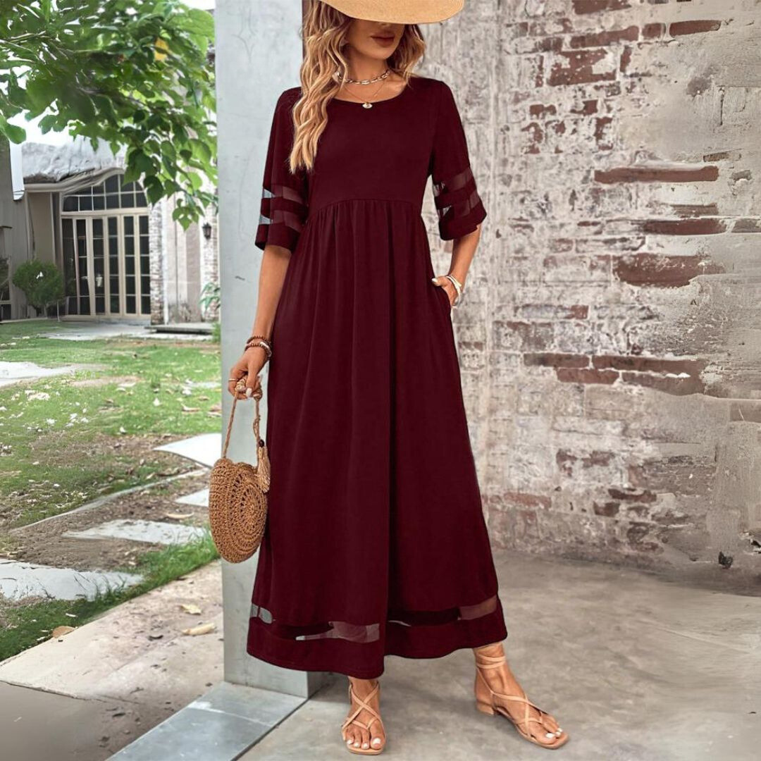 Claudia | Stilvolles Elegantes Maxikleid - Elle Zürich