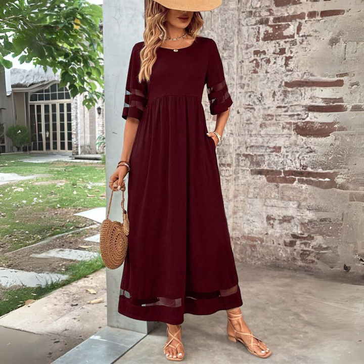 Claudia | Stilvolles Elegantes Maxikleid - Elle Zürich