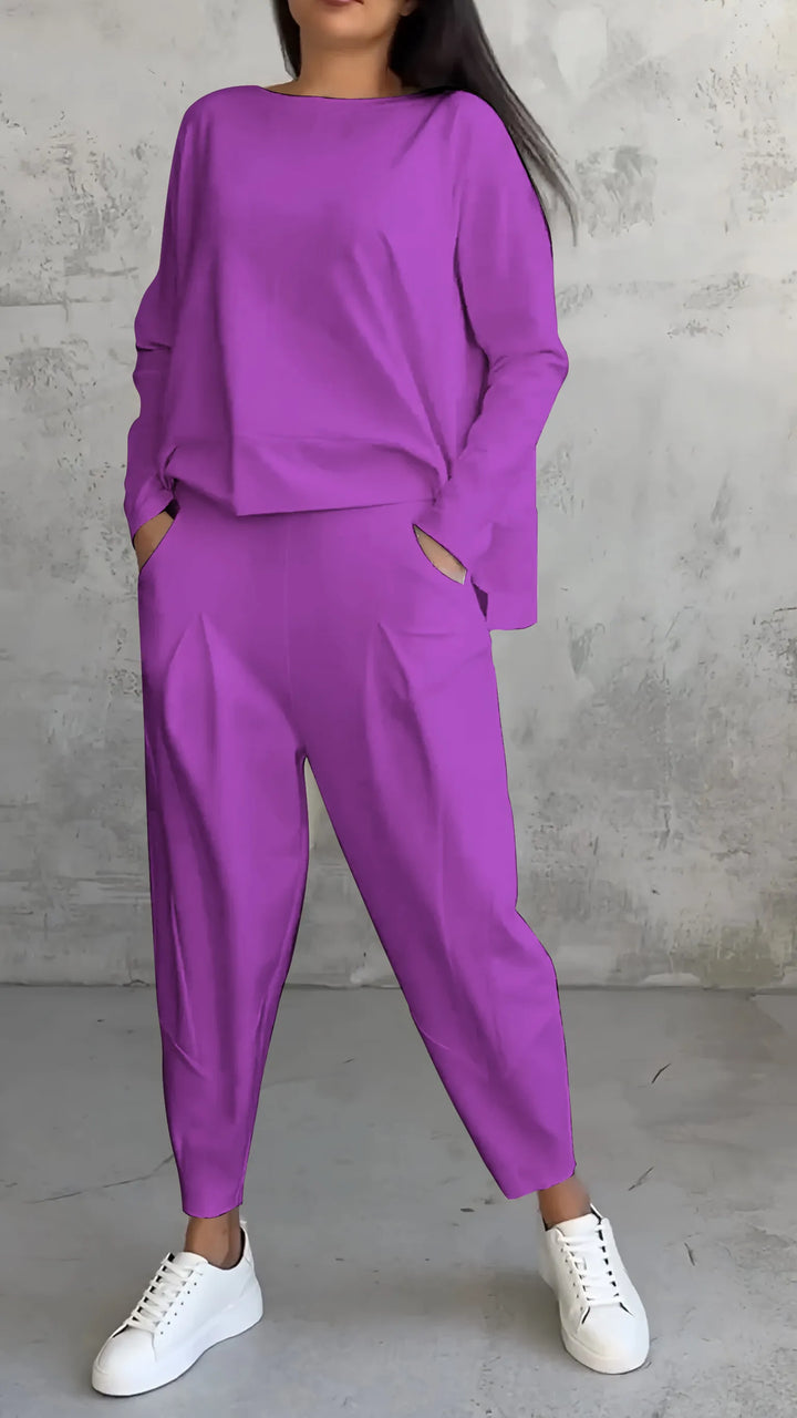 Doris | Damen Casual Zweiteiliges Loungewear Set - Elle Zürich