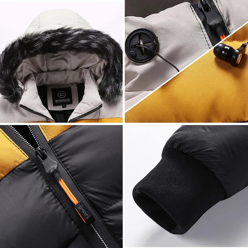 Lars | Warme Winterjacke mit Kapuze - Elle Zürich