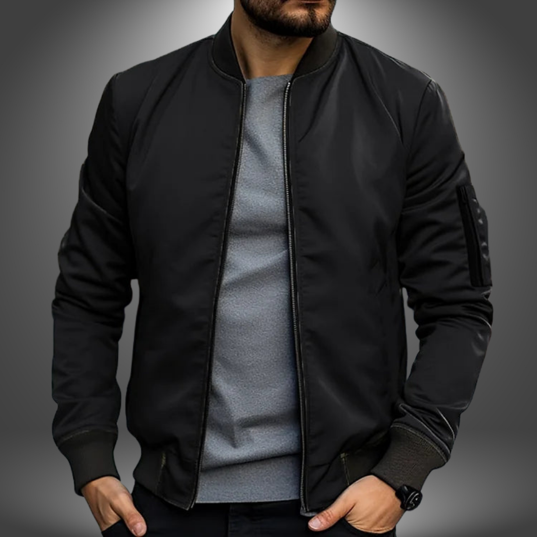 Stefan | Leichte Herrenjacke mit Windschutz - Elle Zürich