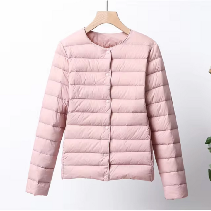 Lara | Damen Ultra Leichte Steppjacke mit Druckknöpfen - Elle Zürich