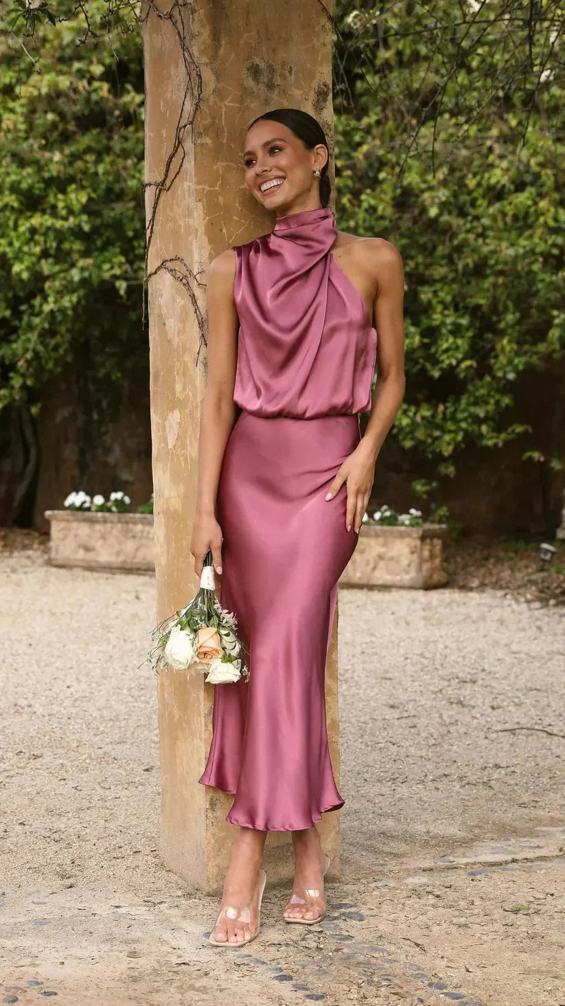 Helga | Elegantes Und Stilvolles Drapiertes Midikleid - Elle Zürich