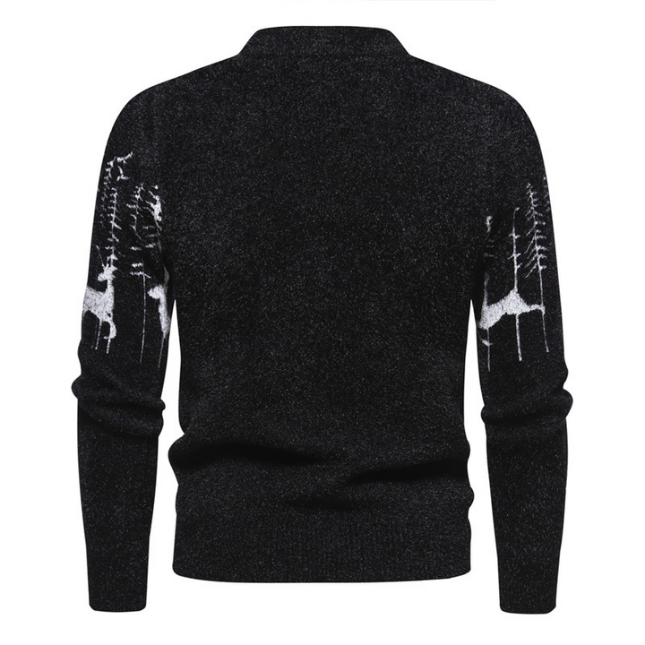 Johann | Herren Wintersweater mit Rentiermuster - Elle Zürich