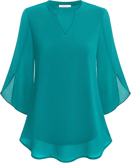 Johanna | Luftige Stylische Damenbluse Leicht - Elle Zürich