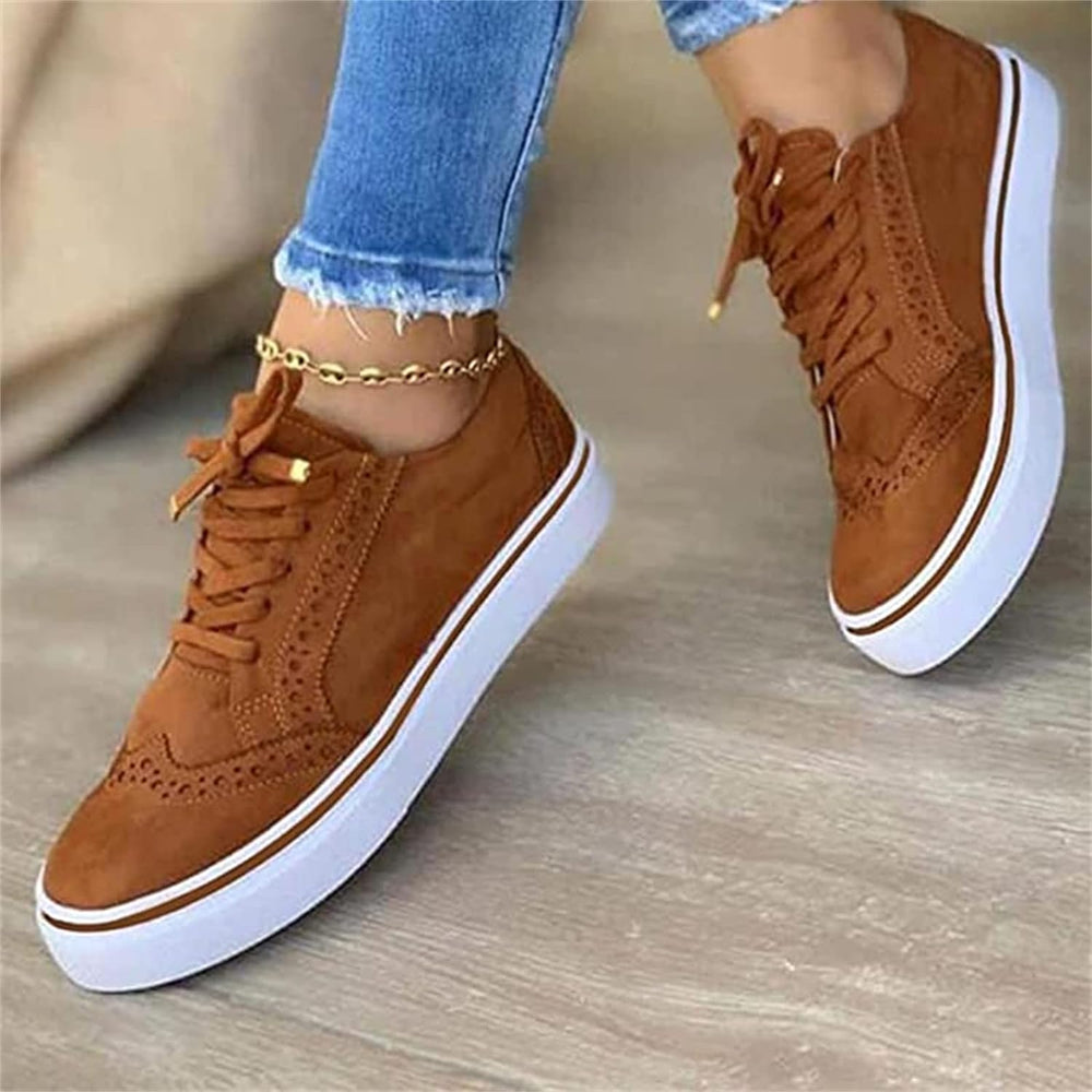 Felicia | Damen Lässige Plateau Sneakers für den Alltag - Elle Zürich