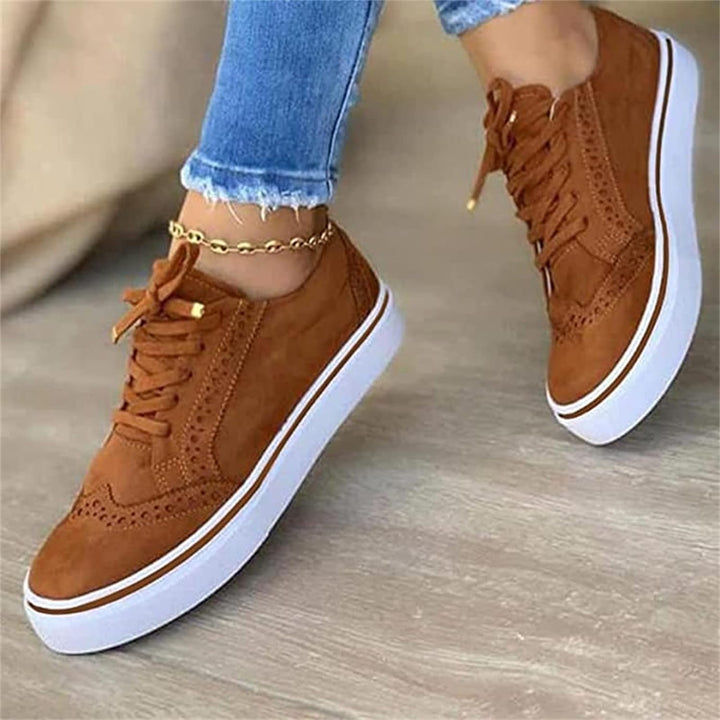 Felicia | Damen Lässige Plateau Sneakers für den Alltag - Elle Zürich
