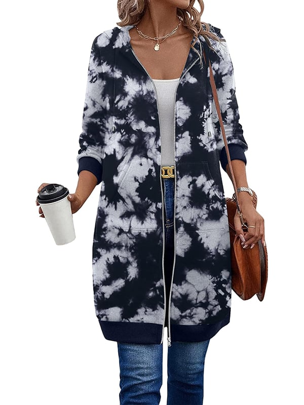 Gabriela | Damen Lange Winterjacke mit Kapuze - Elle Zürich