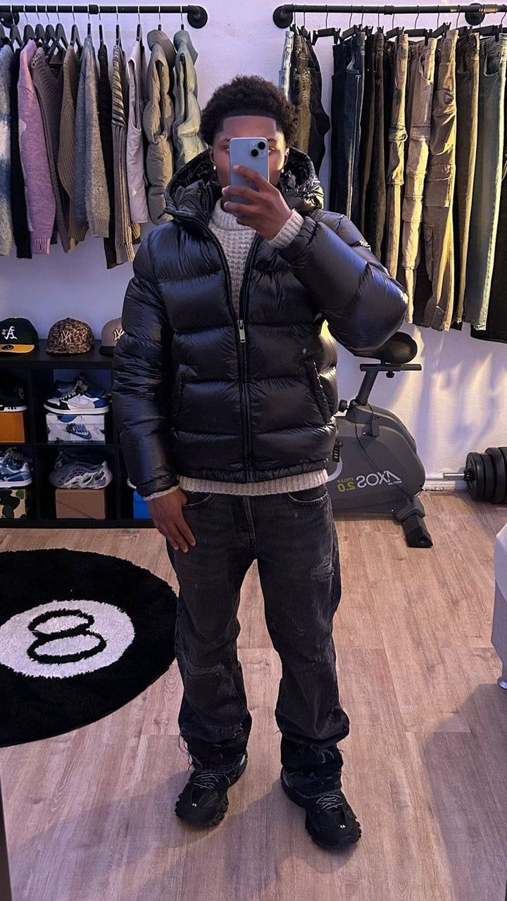 Zacharias | Herren Trendiger Stepp-Puffer Mantel im Winterstil
