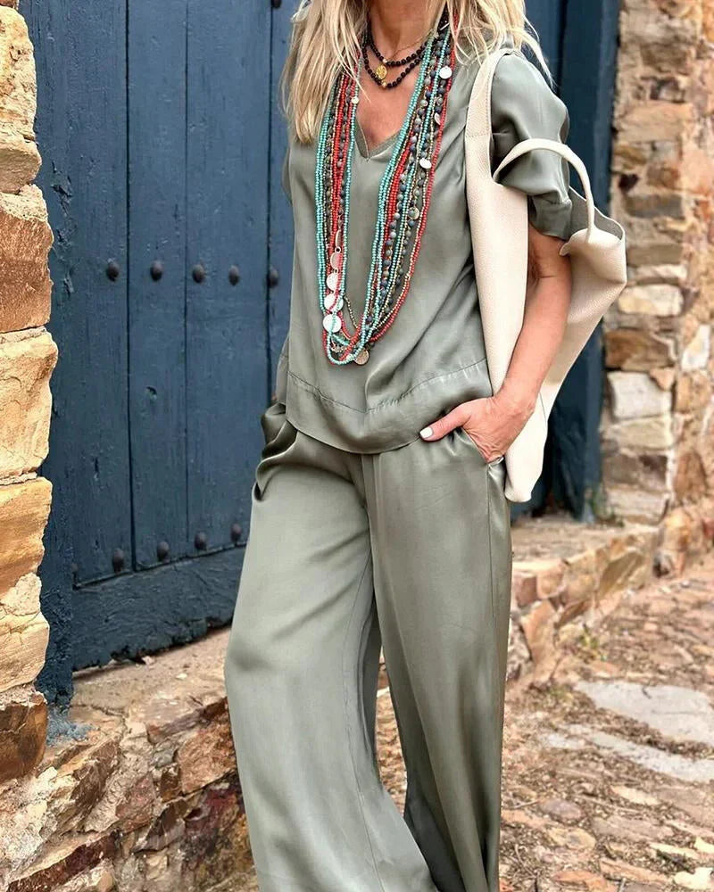 Sabina | Stylisches Lässiges Hosen-Set - Elle Zürich