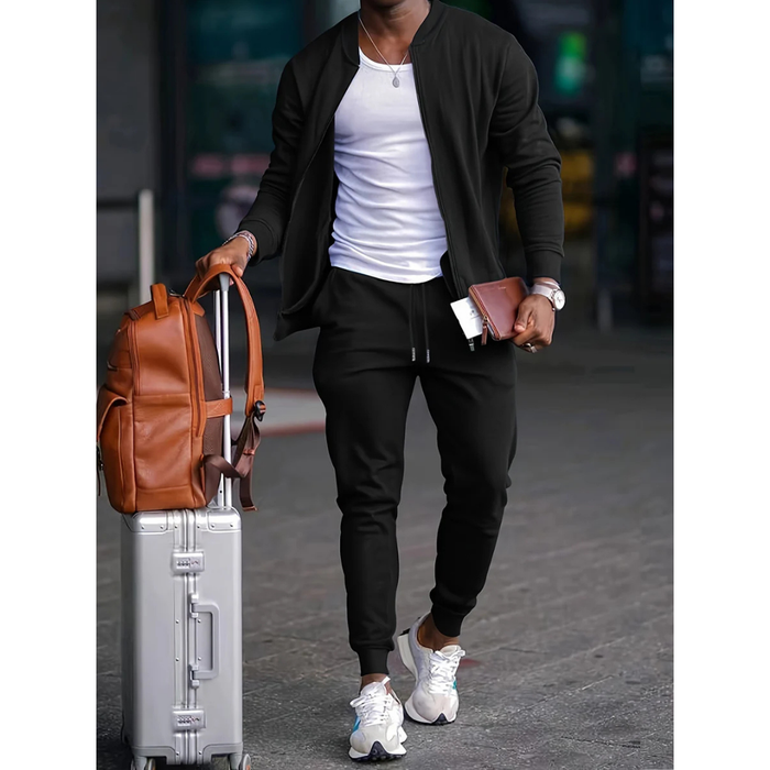 Erik | Herren Reise-Outfit Slim Fit Jogger Set - Elle Zürich