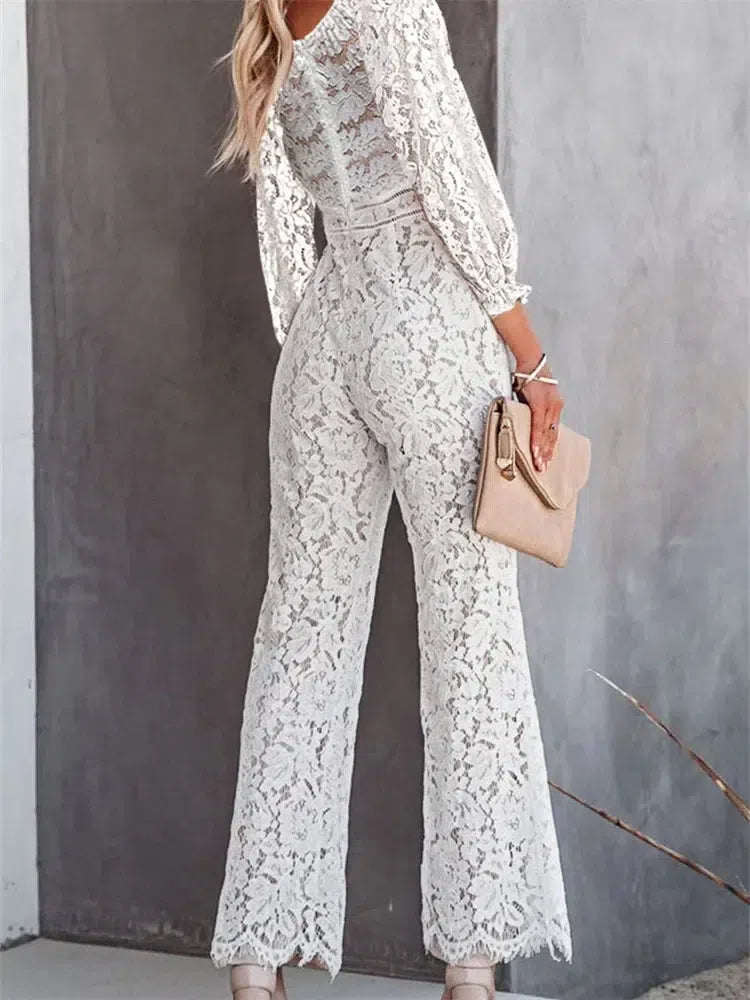 Greta | Eleganter Jumpsuit mit V-Ausschnitt - Elle Zürich