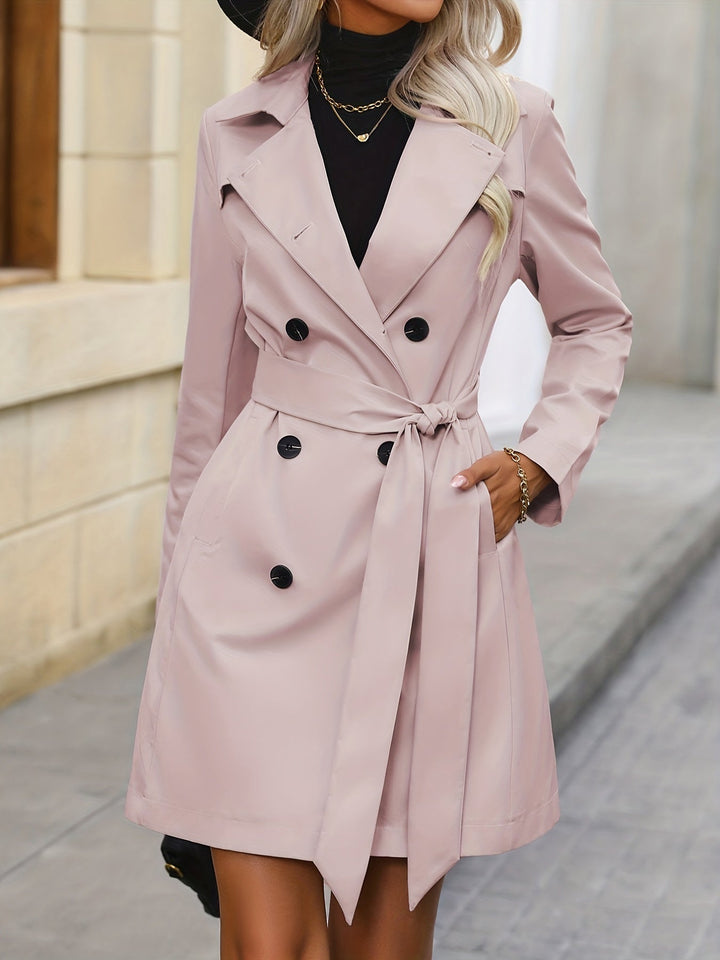 Orlana - Luxe Trenchcoat Damesjas Met Riem - Elle Zürich