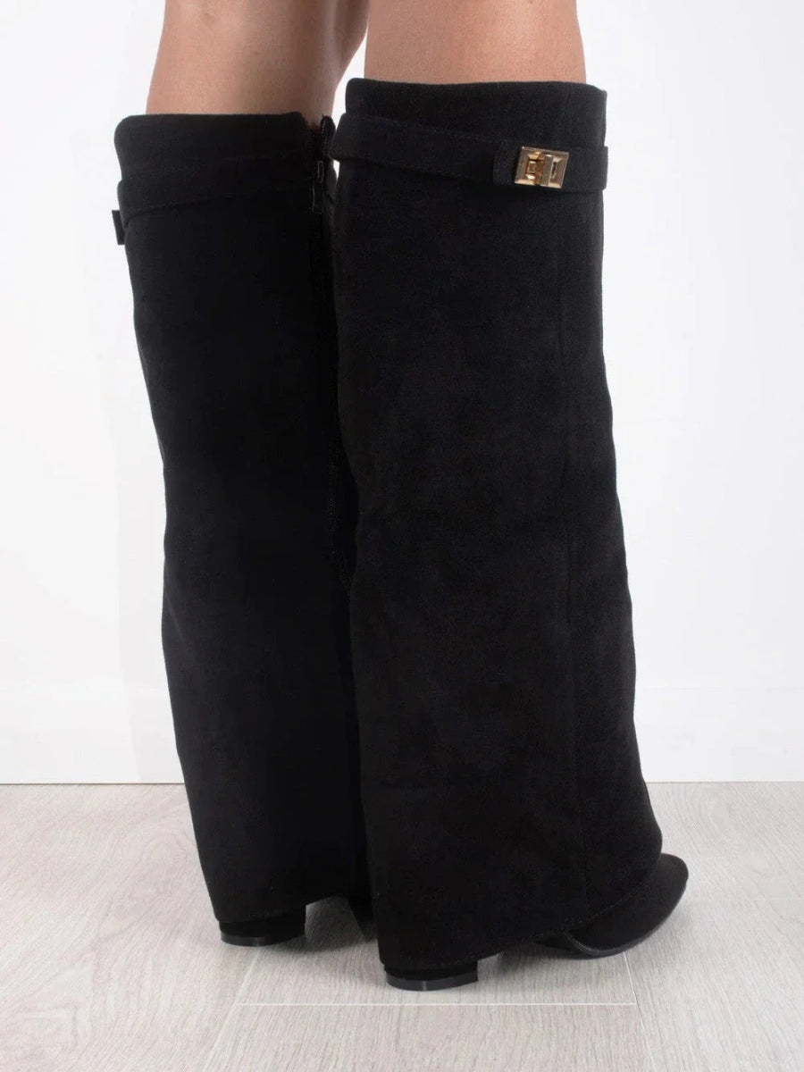 Susanne | Spitzzehen Knielange Stiefel Damen