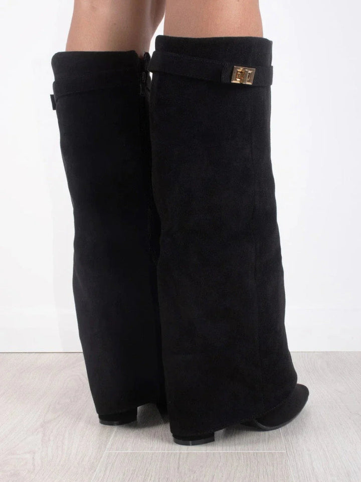 Susanne | Spitzzehen Knielange Stiefel Damen