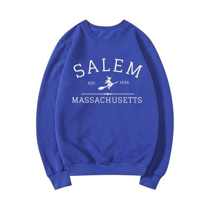 Beatrice | Damen Winter-Sweatshirt mit Hexenmotiv - Elle Zürich