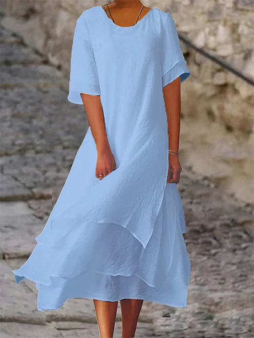 Jessica | Leichtes Kleid mit Kurzarm - Elle Zürich