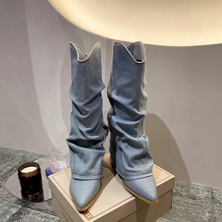 Dana - Elegante Cowboy Laarzen Voor Dames - Elle Zürich