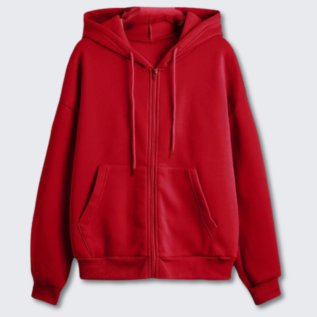 Lara | Stylischer Freizeit-Hoodie mit Reißverschluss - Elle Zürich