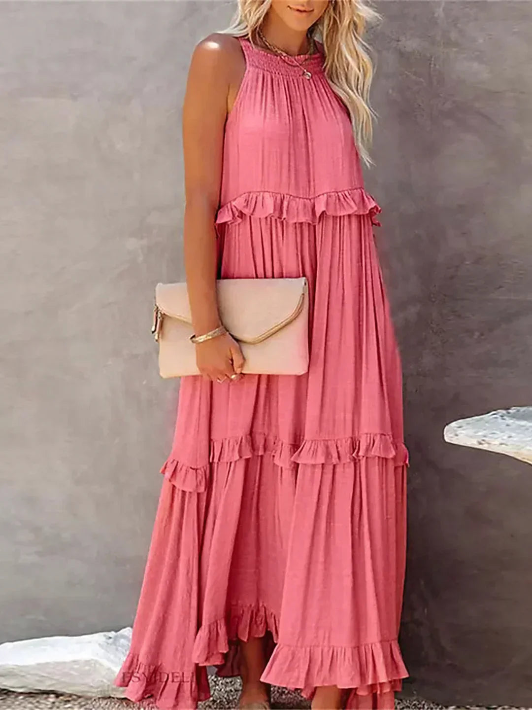 Viola | Elegantes Maxi-Sommerkleid - Elle Zürich