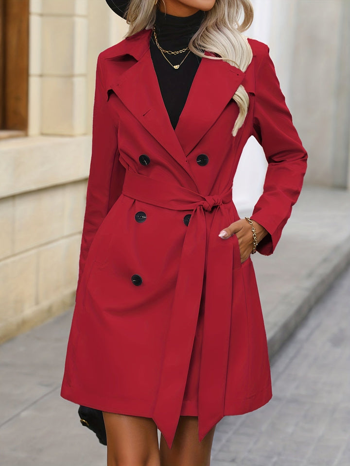 Orlana - Luxe Trenchcoat Damesjas Met Riem - Elle Zürich