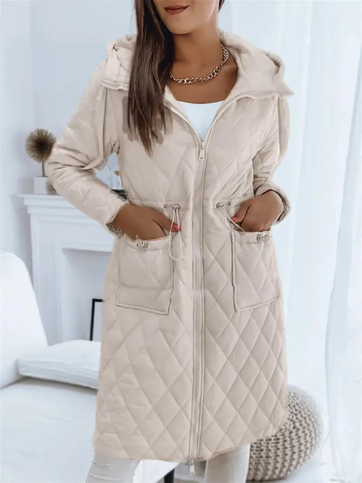 Barbara | Damen Winter-Steppjacke mit Kapuze - Elle Zürich