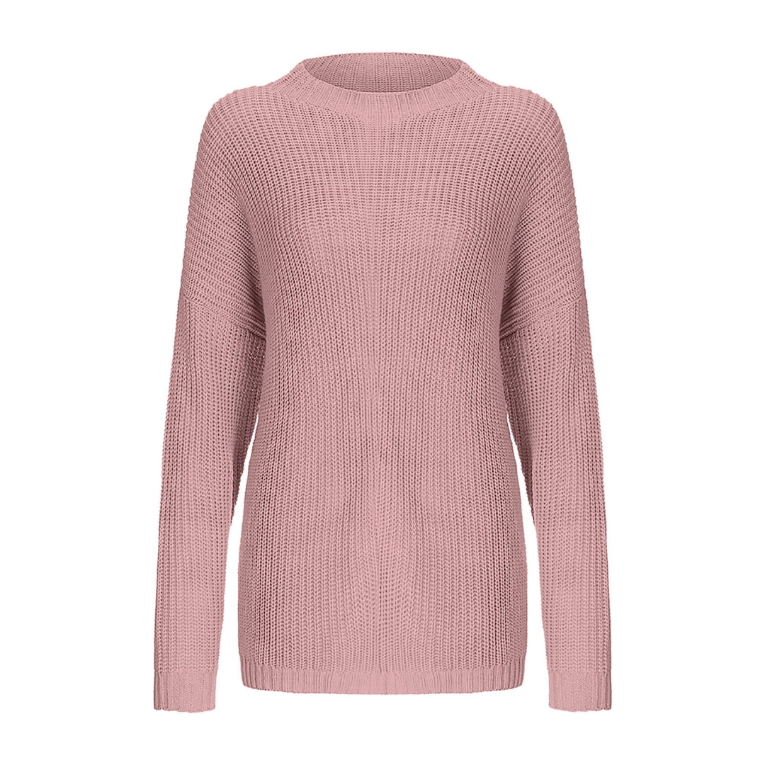 Elfriede | Damen Zweifarbiger Strickpullover mit Musterdesign - Elle Zürich